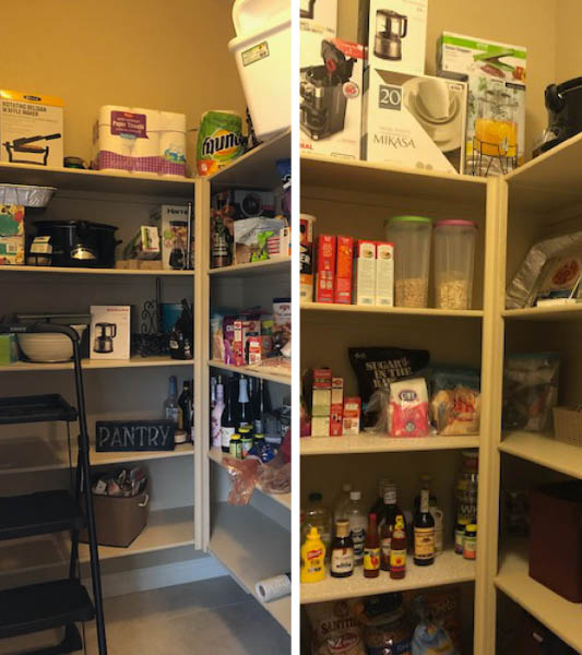So nice to find what you need in an organized pantry.