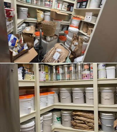 Before and After – Storage Pantry